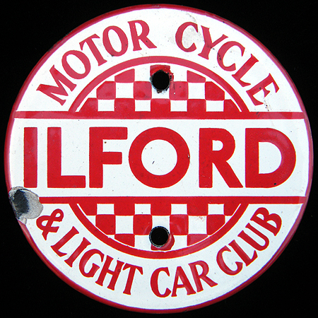 Ilford Motor Cycle & Light Car Club Car Badge