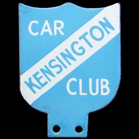 Kensington Car club Car Badge