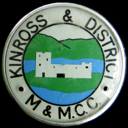Kinross & District M & M.C.C. Car Badge
