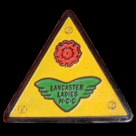 Lancaster Ladies Motor Cycle Club Car Badge