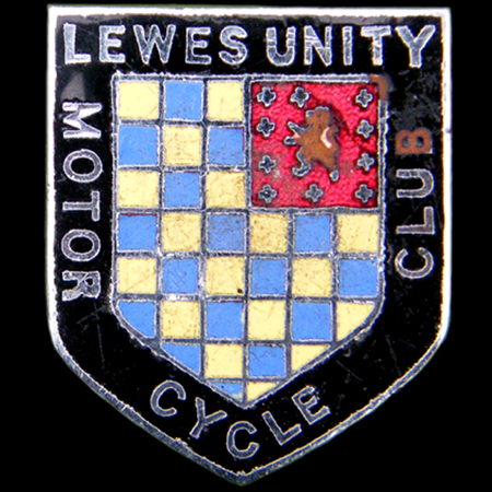 Lewes Unity Motor Cycle Club Car Badge