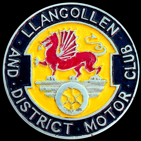 Llangollen and District Motor Club Car Badge