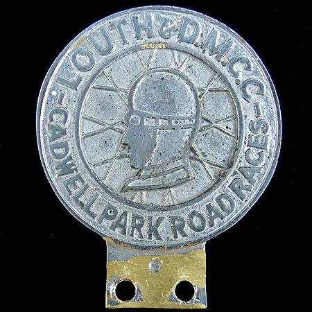 Louth & District Motorcycle Club Cadwell Park Road Races Car Badge