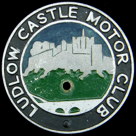 Ludlow Castle Motor Club Car Badge