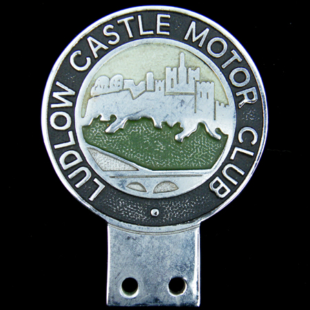Ludlow Castle Motor Club Car Badge