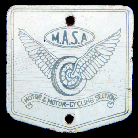 M.A.S.A. Car Badge