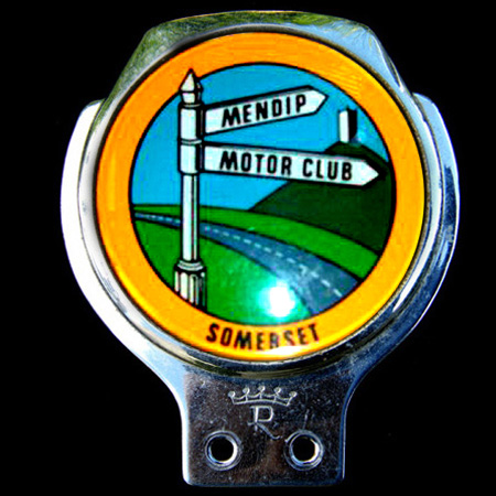 Mendip Motor Club Somerset Car Badge