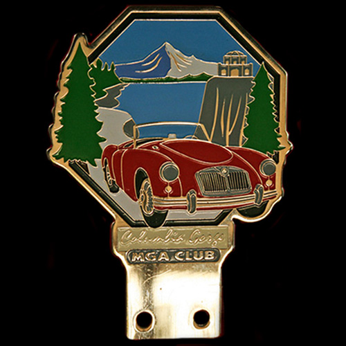 MGA Club Car Badge