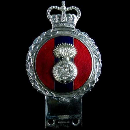 Royal Welsh Fusiliers J R Gaunt Car Badge