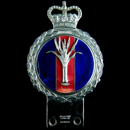 Welsh Guards J R Gaunt Car Badge