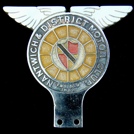 Nantwich & District Motor Club Car Badge