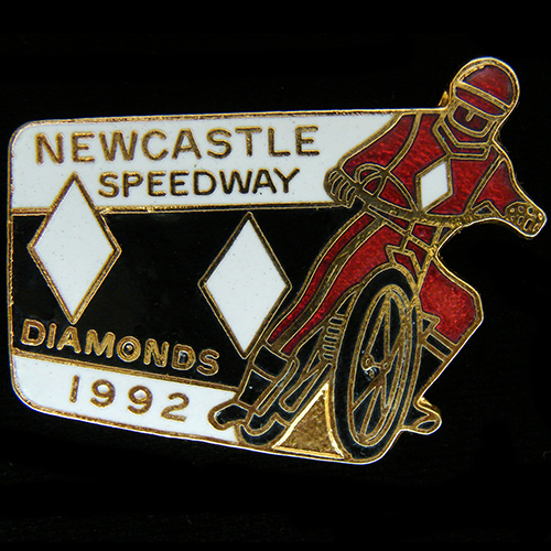 Newcastle Speedway  lapel badge