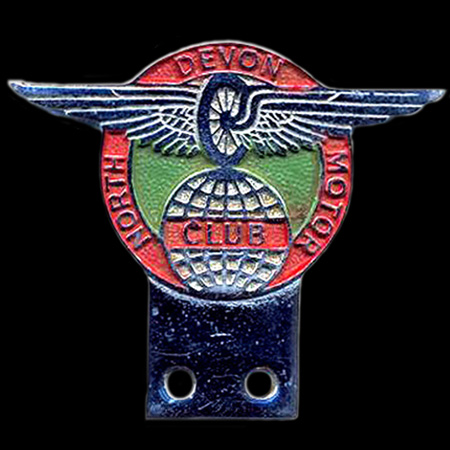 North Devon Motor Club Car Badge