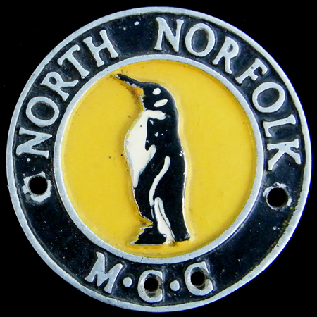 North Norfolk Motor Cycle Club Car Badge