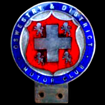 Oswestry & District Motor Club Car Badge