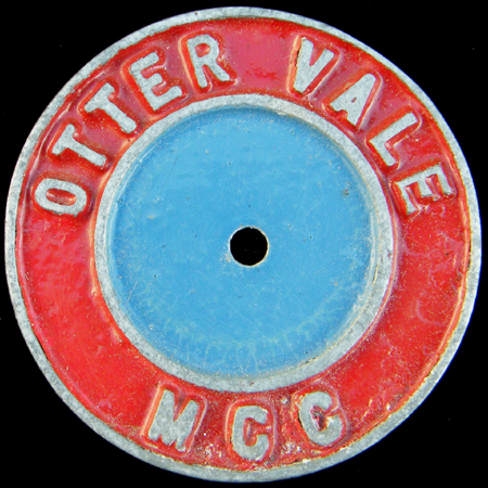 Otter Vale Motor Cycle Club Car Badge