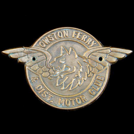 Owston Ferry & District Motor Club Car Badge