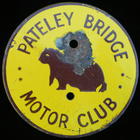 Pateley Bridge Motor Club Car Badge