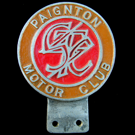 Paignton Motor Club Car Badge