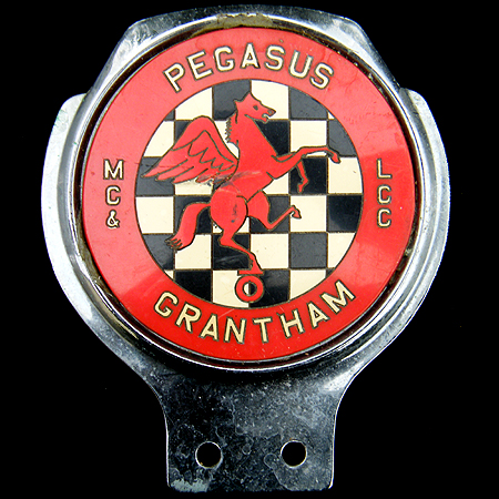 Grantham  Pegasus Motor Cycle & Light Car Club Car Badge