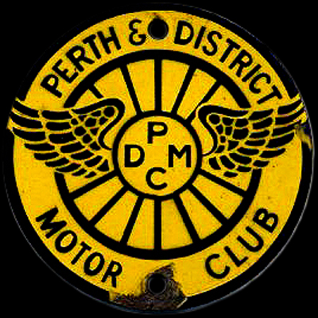 Perth & District Motor Club Car Badge