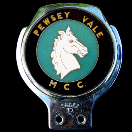 Pewsey Vale Motor Cycle Club Car Badge