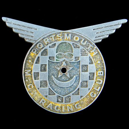 Portsmouth Motor Cycle Racing Club Car Badge