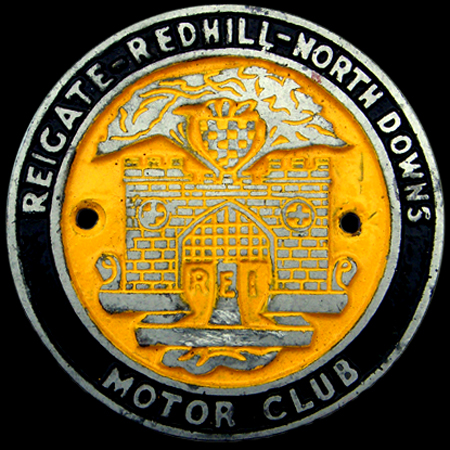Reigate - Redhill - North Downs Motor Club Car Badge