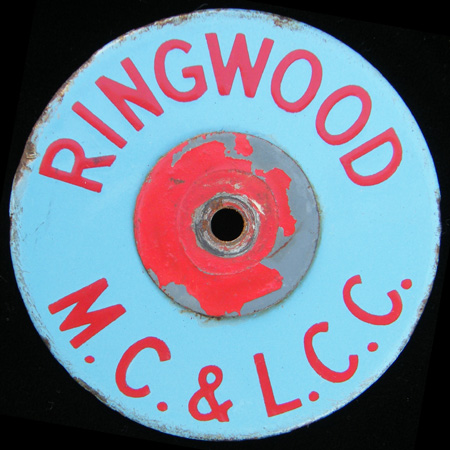 Ringwood Motor Cycle & Light Car Club Car Badge