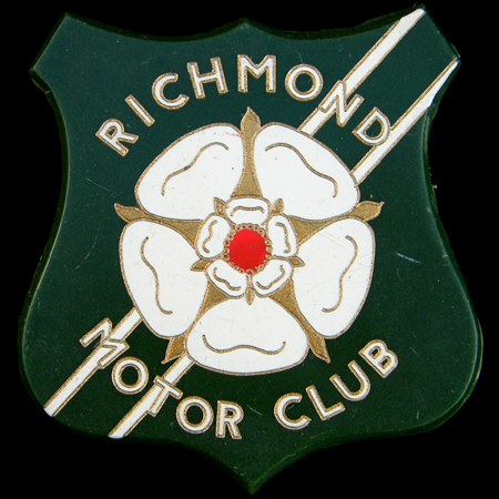Richmond Motor Club Car Badge