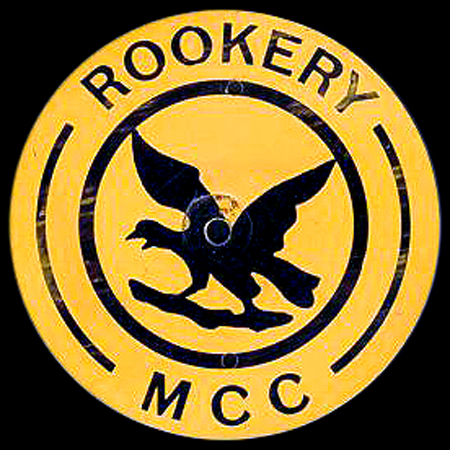 Rookery Motor Cycle Club Car Badge