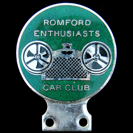Romford Enthusiasts Car Club Car Badge