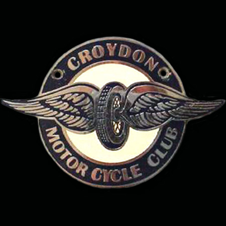 Croydon Motor Cycle Club Car Badge