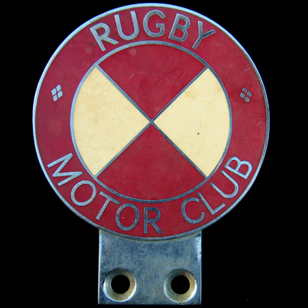 Rugby Motor Club Car Badge