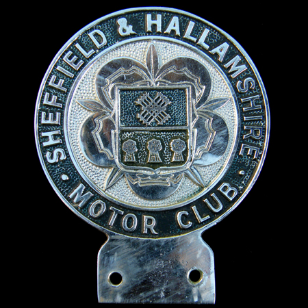 Sheffield & Hallamshire Motor Club Car Badge