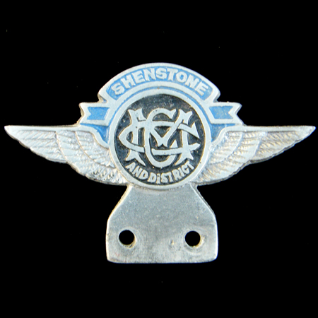 Shenstone and District Motor Cycle Club Car Badge