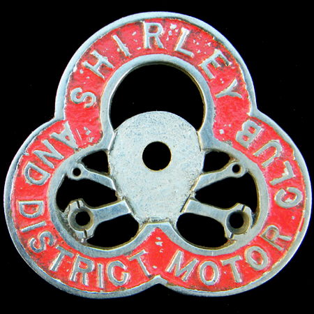 Shirley and District Motor Club Car Badge