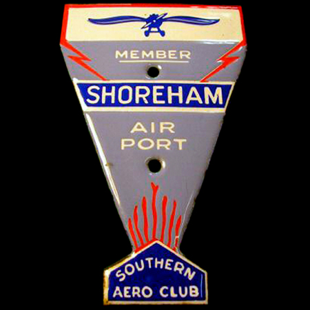 Southern Aero Club, Shoreham  Car Badge