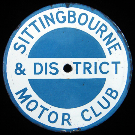 Sittingbourne & District Motor Club Car Badge