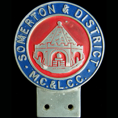 Somerton & District Motor Cycle & Light Car Club Car Badge 