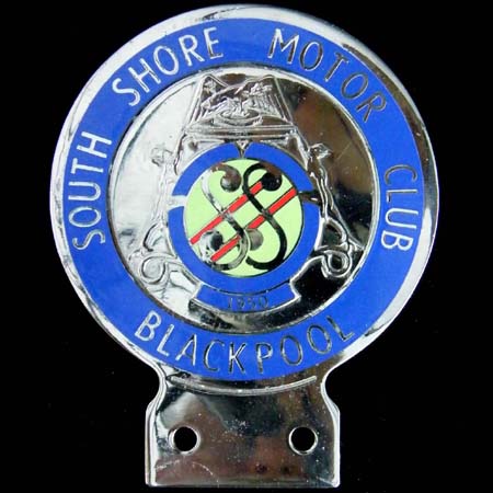 South Shore Motor Club Blackpool Car Badge