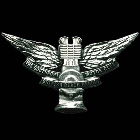 Southport Motor Club British Beach Racing Car Badge