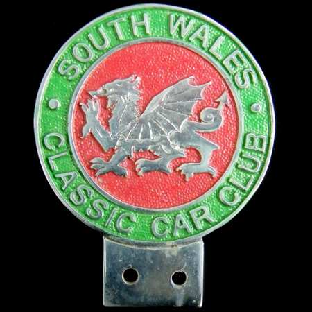 South Wales Classic Car Club Car Badge