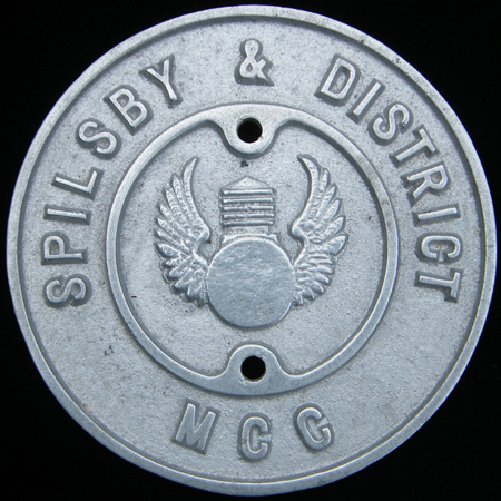 Spilsby & District Motor Cycle Club Car Badge