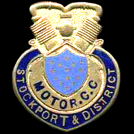 Stockport and District Motor Cycle Club Lapel Badge