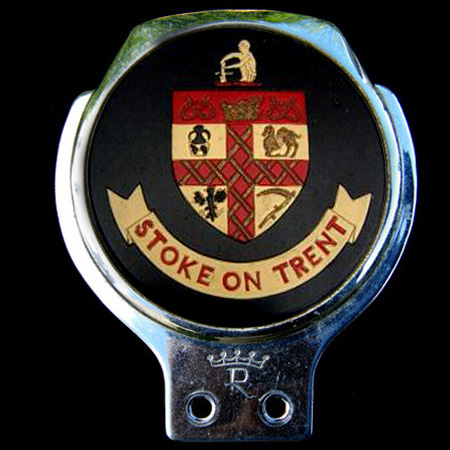 Stoke on Trent Car Badge
