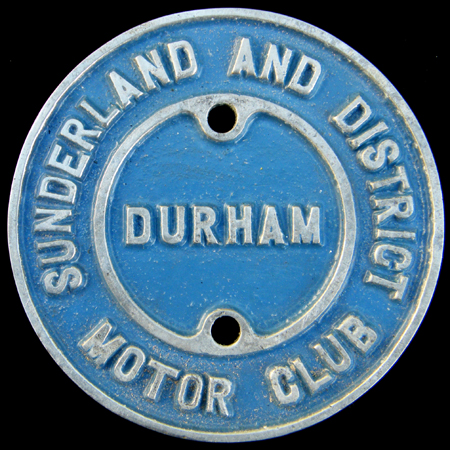 Sunderland and District Motor Club (Durham)Car Badge