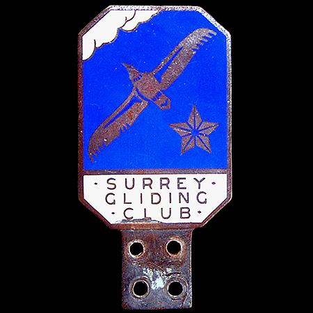 Surrey Gliding Club Car Badge