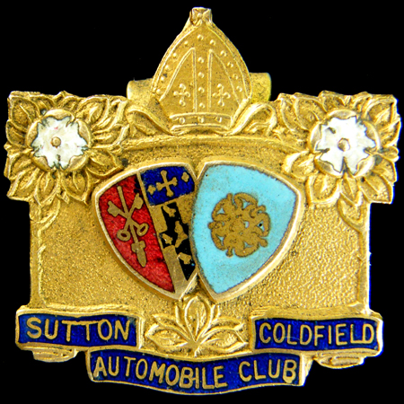 Sutton Coldfield Automobile Club Lapel Badge