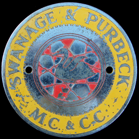 Swanage & Purbeck Motor Cycle & Car Club Car Badge